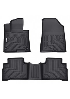 JDMON Floor Mats Compatible with 2023 Kia Sportage (Non-Hybrid), All Weather Floor Liner 2 Row Front & Rear Custom Fit Car Mat Black